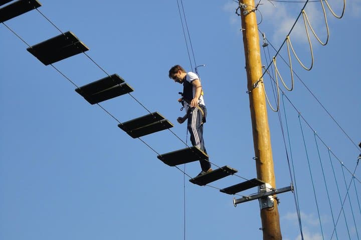 Prague High-Ropes Adventure: Half-Day Low- and High-Rope Challenge Course photo 3