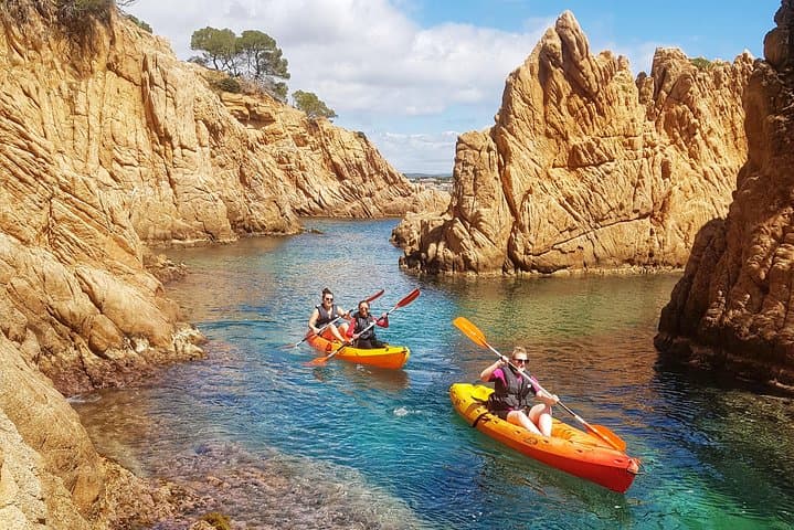 Costa Brava Kayak and Lagoon Snorkeling — Camino de Ronda to Sant Pol de S’Agaró