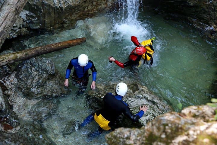 Bled Canyoning in Bohinj Valley: Slides, Abseils, and Alpine Waterfalls (Hotel Pickup, Free Photos) photo 3