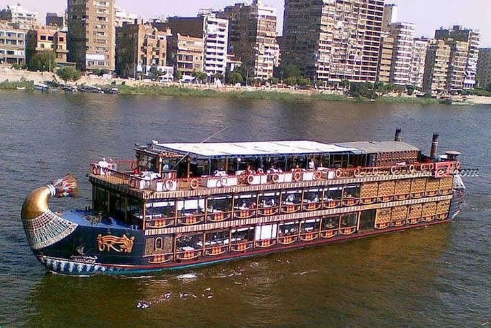 Nile Dinner Cruise in Cairo: Evening Cruise with Dinner, Belly Dance & Transfers