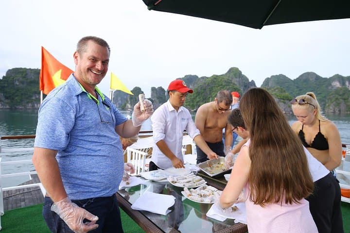 Lan Ha Bay Day Trip: Kayaking, Cooking Class & Limousine Transfer from Hanoi photo 6