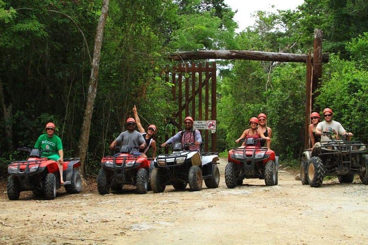 Day-Long ATV, Zipline & Cenote Combo with Romantic Nichupte Galleon Dinner photo 6