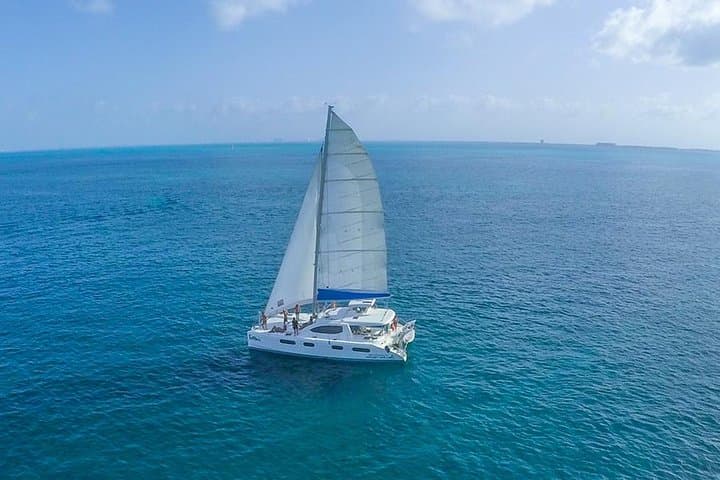 Catamaran Sailing to Isla Mujeres: Snorkel, Open Bar & Beach Club from Cancun photo 2