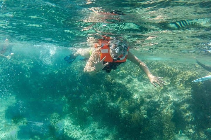 Snorkel Isla Mujeres Underwater Museum and Catamaran Day Trip from Cancun photo 3