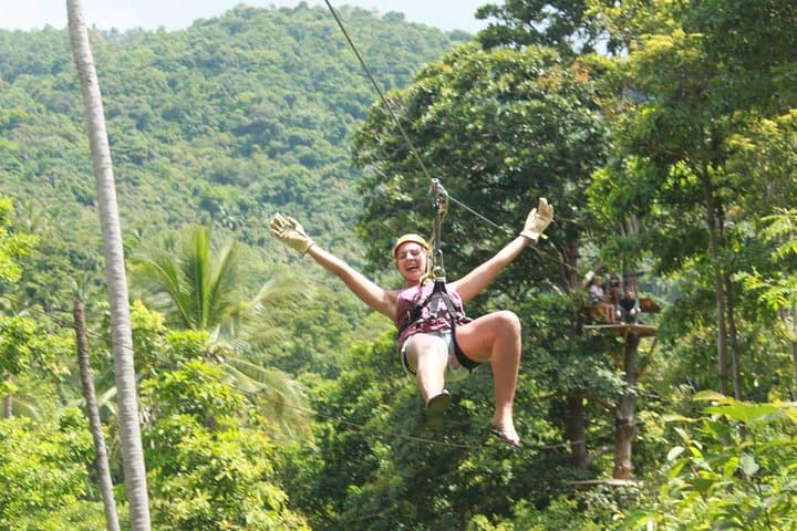 Ko Samui Sky Fox Zipline: Jungle Canopy Cable Ride & Eco Adventure