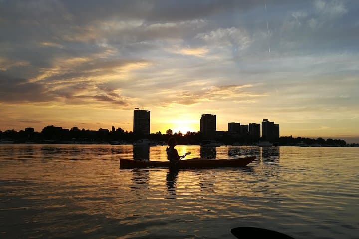 Belgrade Sunset Kayak Tour: Paddle the Sava and Danube Confluence