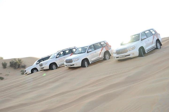 Dubai Desert Safari: Private Land Cruiser, Dune Bashing & Evening Desert Camp