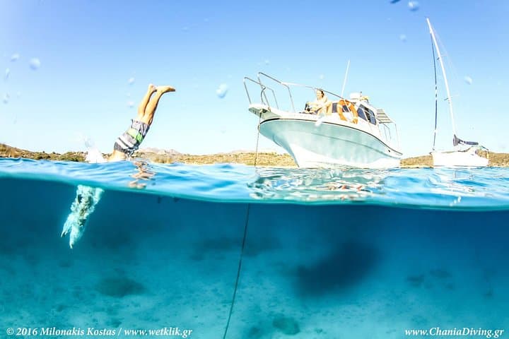 Chania Boat Trip and Guided Snorkeling to the Blue Cave photo 4
