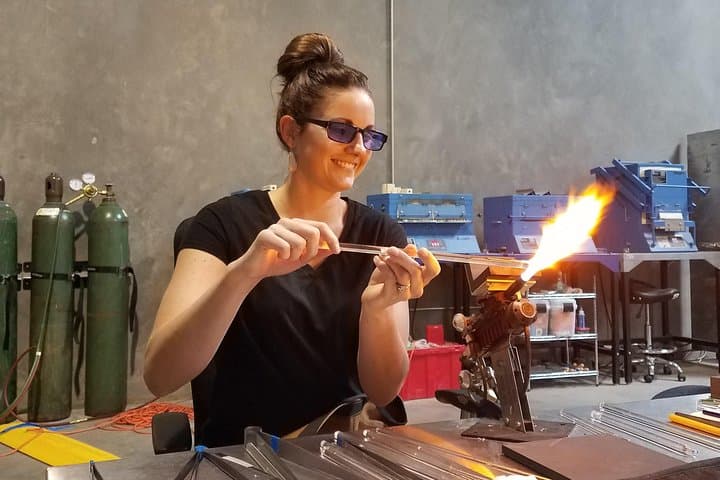 Hands-On Torch Glassblowing Class in Las Vegas — Make a Pendant & Bottle Stopper photo 6
