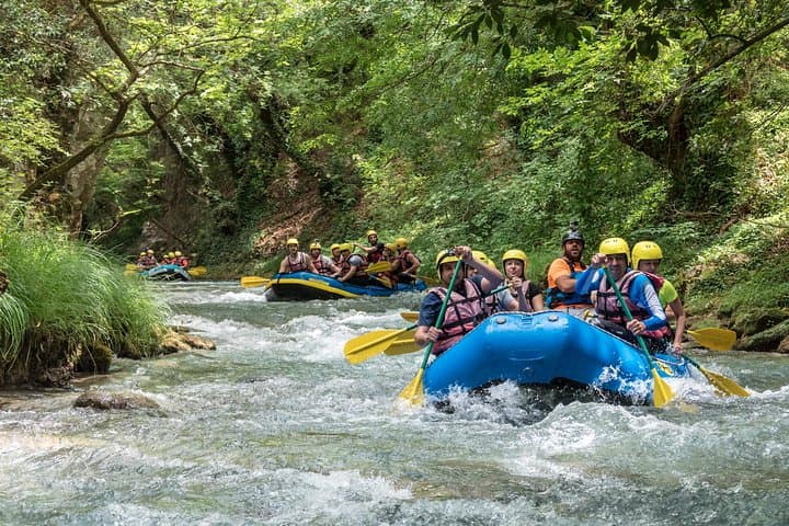 Rafting the Lousios River: Gorge Rafting, Waterfalls & Swimming in Arcadia