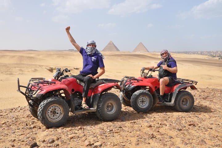 Giza Layover: Quad-Bike and Camel Adventure at the Pyramids