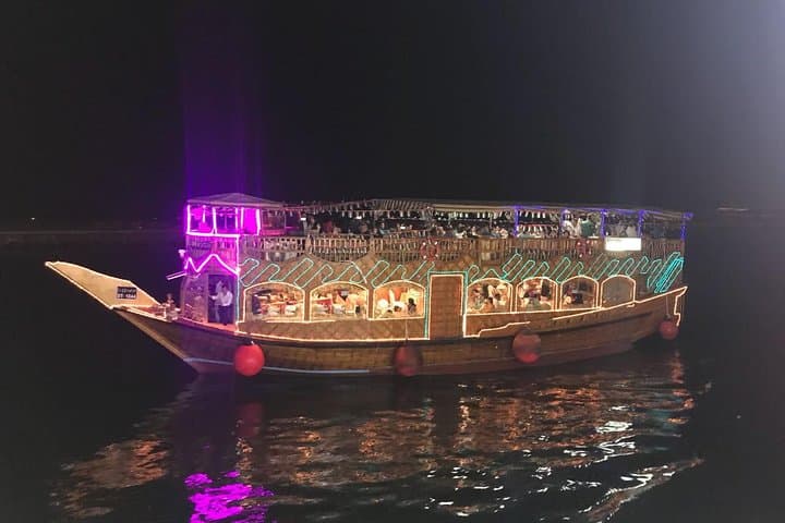 Moonlit Dhow Dinner Cruise on Dubai Creek — Buffet, Tanoura Show & Skyline Views photo 3