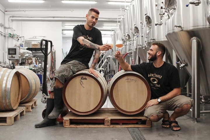 Underworld Beer Tasting at Mykonos Brewing Company — Microbrewery Tour & Barrel-Aged Brews photo 1