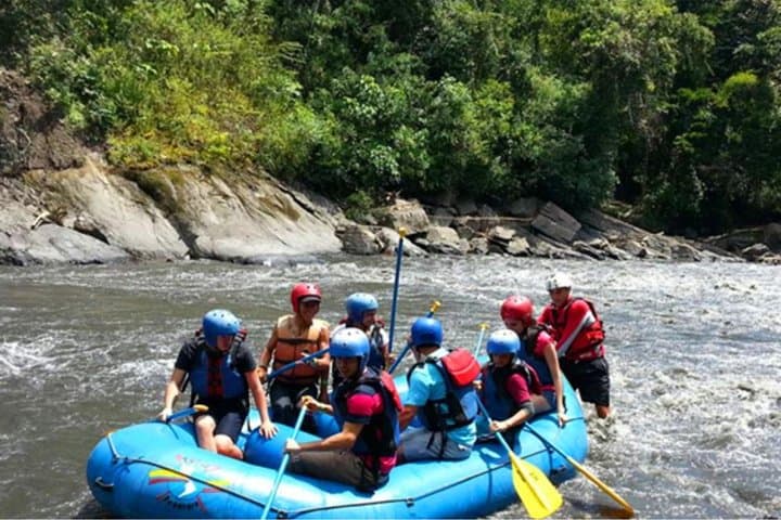 Bogotá to Tobía: Full-Day Eco-Extreme Adventure — Zipline, Canyoning & Rafting photo 6