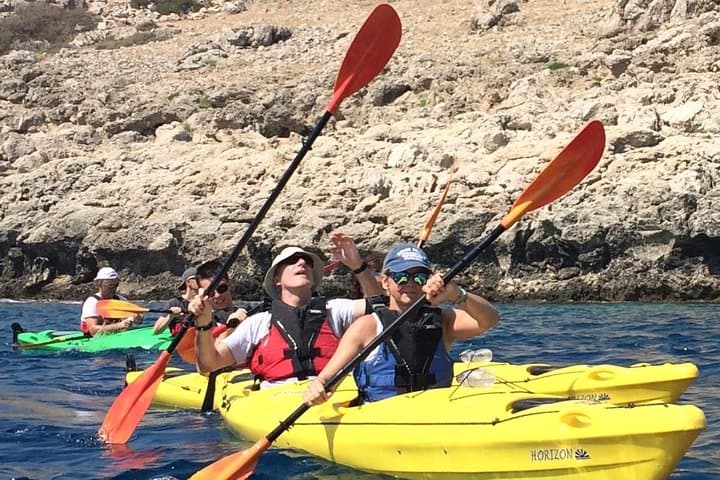 Rhodes Sea Kayaking Adventure — Lindos Caves, Agathi Beach & Feraklos Castle photo 3