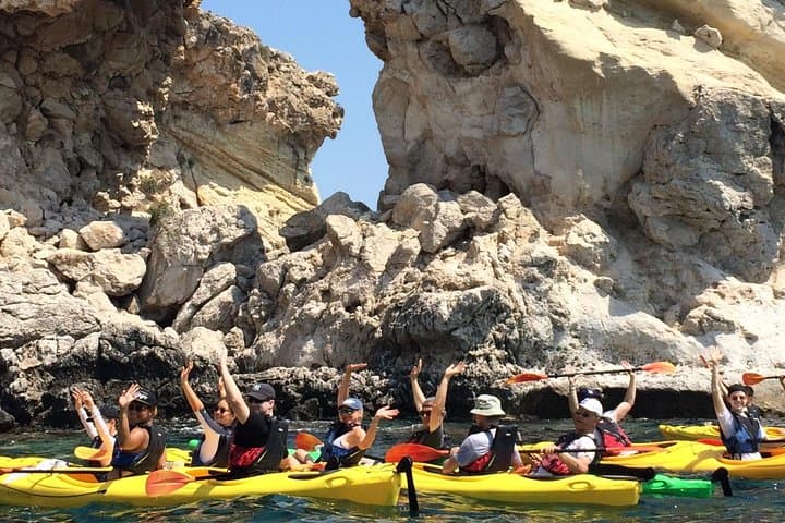 Rhodes Sea Kayaking Adventure — Lindos Caves, Agathi Beach & Feraklos Castle photo 4