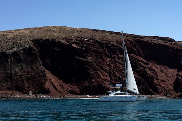Private Luxury Caldera Cruise in Santorini with BBQ and Open Bar photo 2