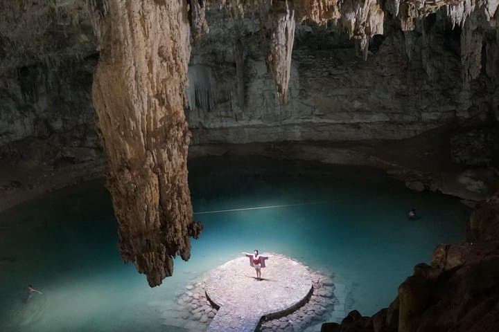 Cenote Suytun, Río Lagartos & Las Coloradas Day Tour — Swim a Cenote, Watch Flamingos and See Pink Lakes photo 2