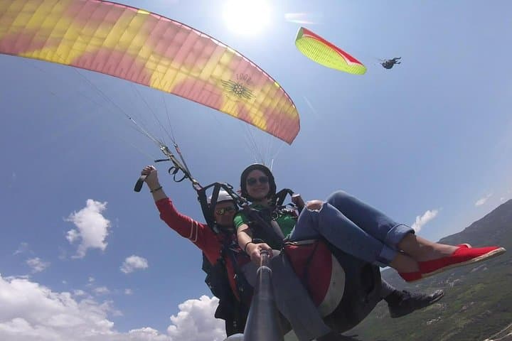 Soar Above Budva: Tandem Paragliding Over Bečići Beach (All-Inclusive)