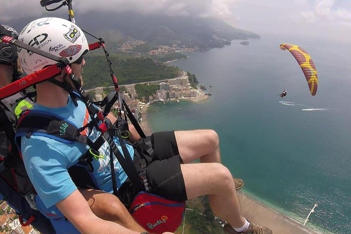 Soar Above Budva: Tandem Paragliding Over Bečići Beach (All-Inclusive) photo 2