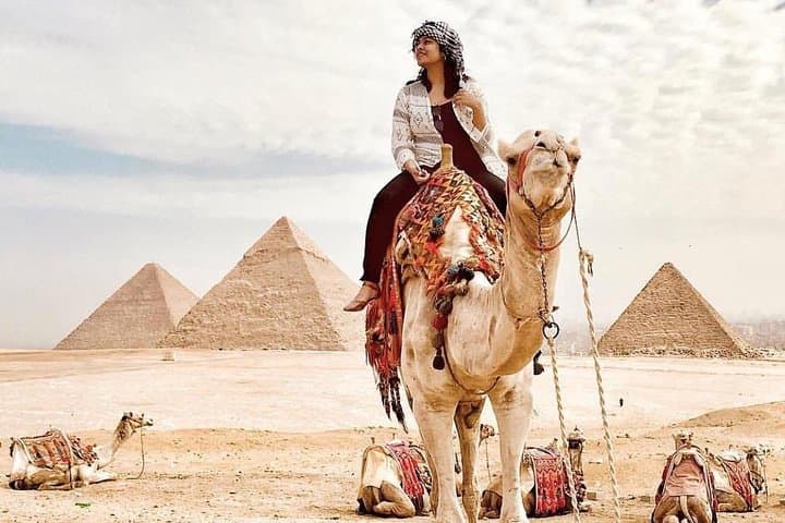 VIP Pyramids of Giza, Sphinx, Saqqara & Memphis Private Tour with Camel Ride photo 4
