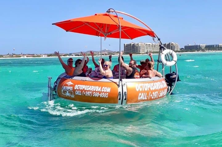 Aqua Donut Private Boat Aruba — Palm Beach Snorkel & Sunset Cruise photo 2