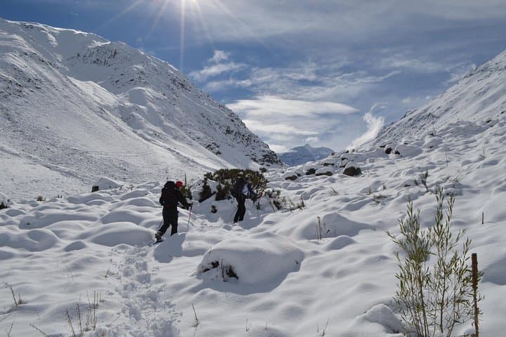 Full-Day Private Snowshoe Hike in Cajón del Maipo from Santiago photo 1