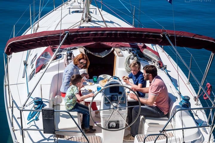 Sail to Brač: Full-Day Private Trip from Omiš — Snorkel, SUP & Pučišća photo 5