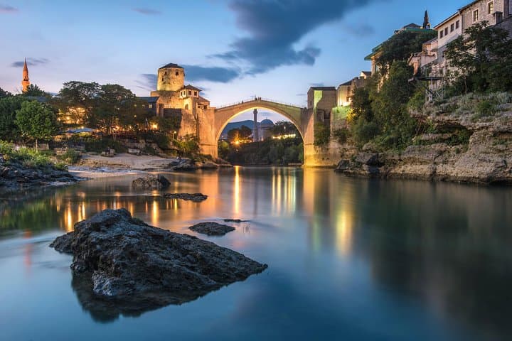 Mostar and Kravice Waterfalls Day Trip from Split — Old Bridge, Počitelj & Swimming photo 5