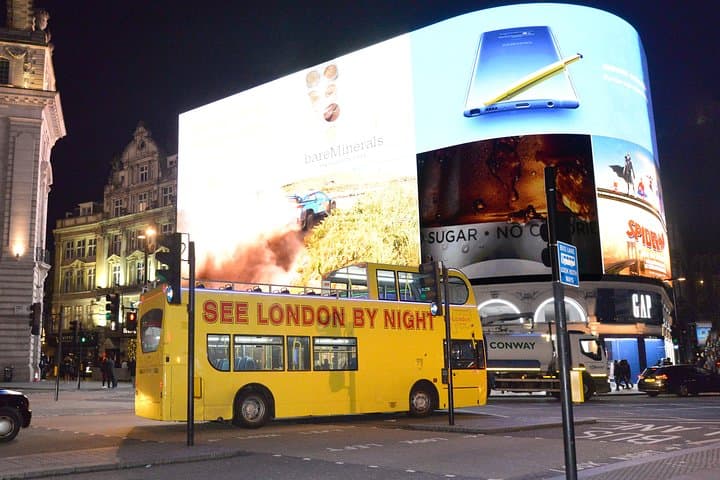 London by Night: Open-Top Bus Sightseeing Tour of Illuminated Landmarks photo 3