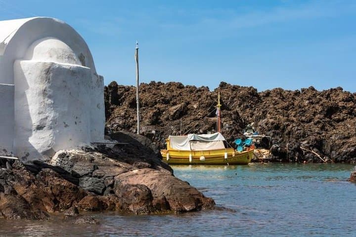 Santorini Volcano Tour: Boat to Nea Kameni & Hot Springs from Fira photo 6