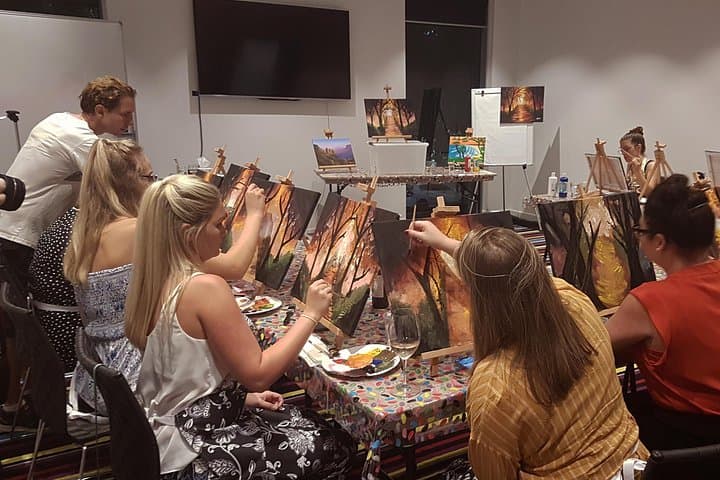 Paint and Sip BYO in Brisbane CBD — Friday Night Art Class at Wesley Taylor photo 1