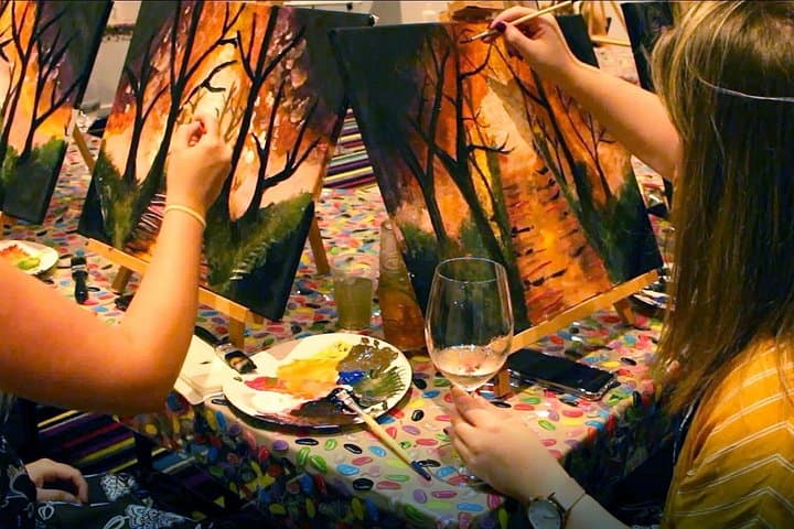 Paint and Sip BYO in Brisbane CBD — Friday Night Art Class at Wesley Taylor photo 2