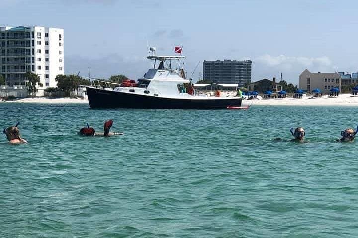 Destin Private Snorkel and Shelling Cruise to Crab Island & East Jetty photo 1