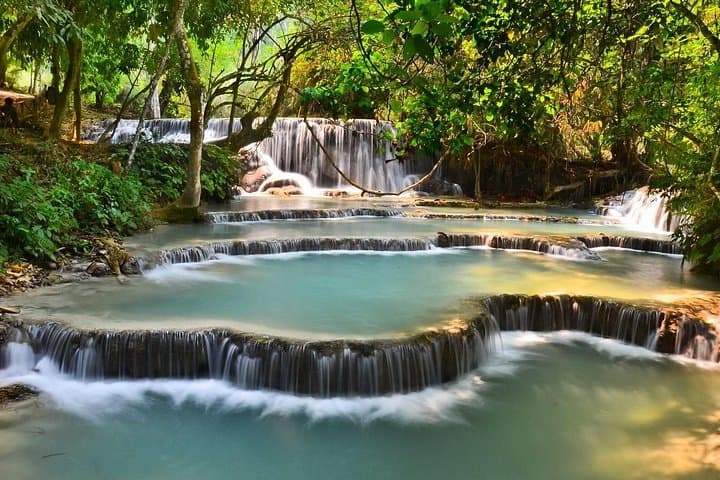 Bamboo Culture & Kuang Si Waterfalls: Full-Day Cooking Class and Swimming in Luang Prabang photo 1