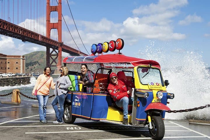 San Francisco Electric Tuk Tuk Private Group Tour – 2.5 Hours