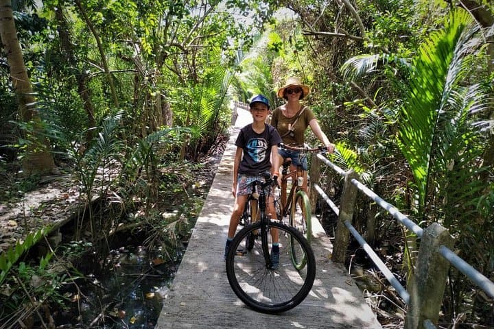Family Bamboo Bike Tour Through Bangkok's Green Oasis
