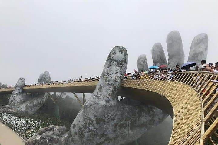 Golden Bridge, Marble Mountains & Monkey Mountains: Day Tour from Da Nang or Hoi An photo 2