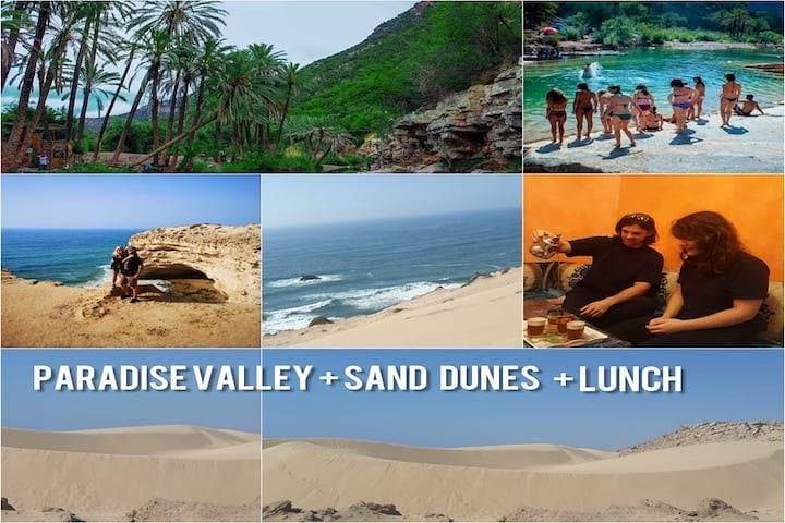 Full-Day Paradise Valley and Tamri Dunes Tour from Agadir