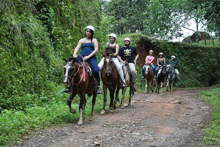Canopy Zipline and Horseback to a Rainforest Waterfall near Jacó photo 4