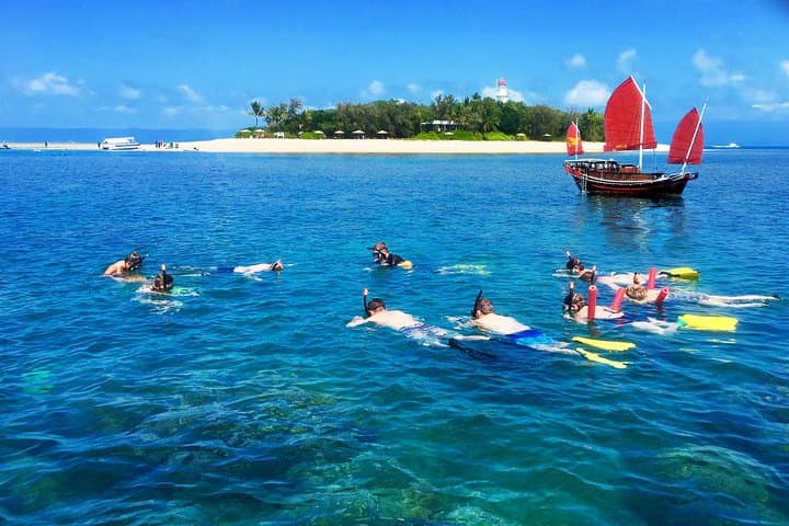 Low Isles Snorkelling Charter Aboard an Authentic Chinese Junk — Port Douglas Day Trip