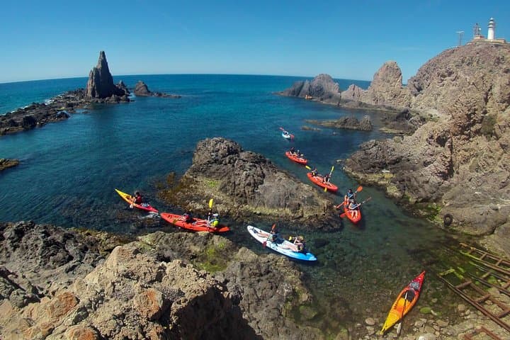 Cabo de Gata Guided Kayak & Snorkel: Cove Routes in the Natural Park photo 4