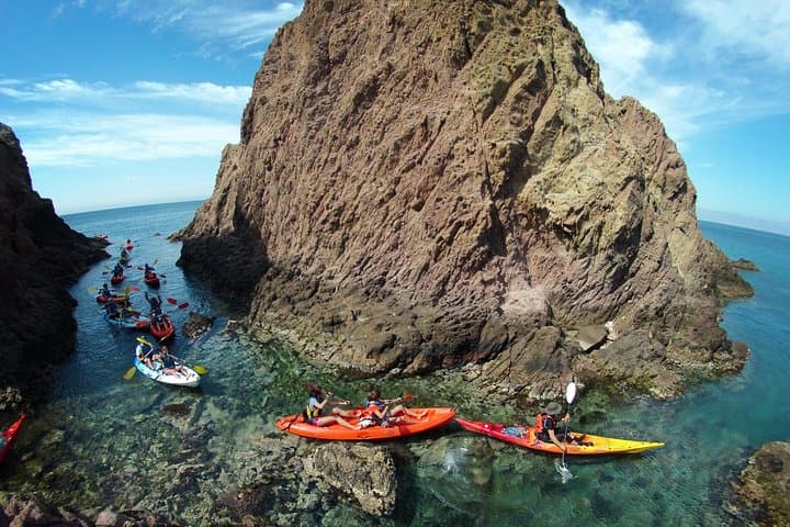 Cabo de Gata Guided Kayak & Snorkel: Cove Routes in the Natural Park
