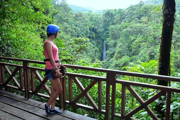 Seven-Line Zipline Over La Fortuna Waterfall with Arenal Volcano Views photo 1