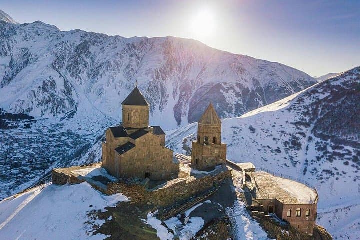 Kazbegi, Ananuri & Gergeti Private Day Tour — Zhinvali Reservoir to Gergeti Trinity Church photo 1