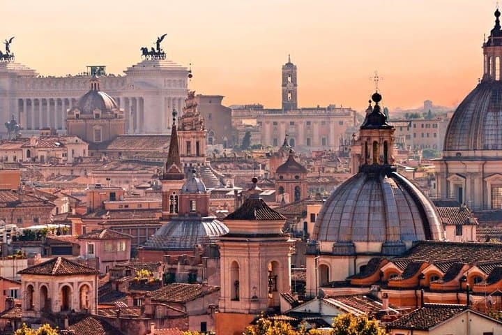 Seven Hills of Rome by Calessino Bee: Vintage Private Tour with Coffee & Tiramisu