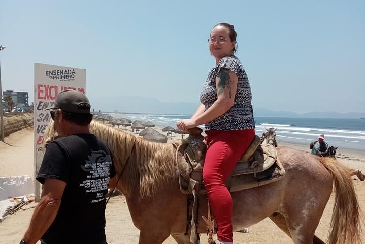 Playa Hermosa to Las Cañadas: Horseback Riding and Zipline Private Tour in Ensenada photo 3