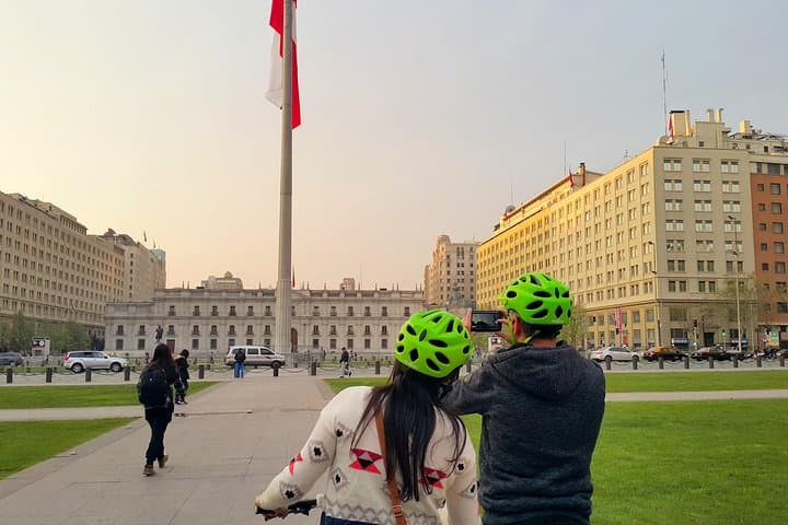 Santiago Center Cultural Bike Tour: 3-Hour Guided Ride Through Bellavista, Mercado Central and La Moneda photo 4