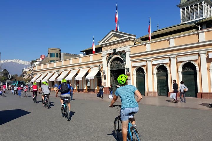 Santiago Center Cultural Bike Tour: 3-Hour Guided Ride Through Bellavista, Mercado Central and La Moneda photo 5