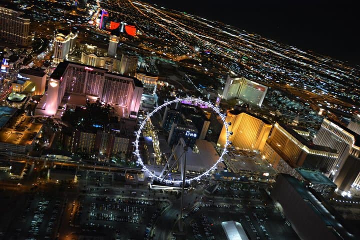 Exchange Vows Above the Lights: Las Vegas Night Flight Helicopter Wedding photo 6